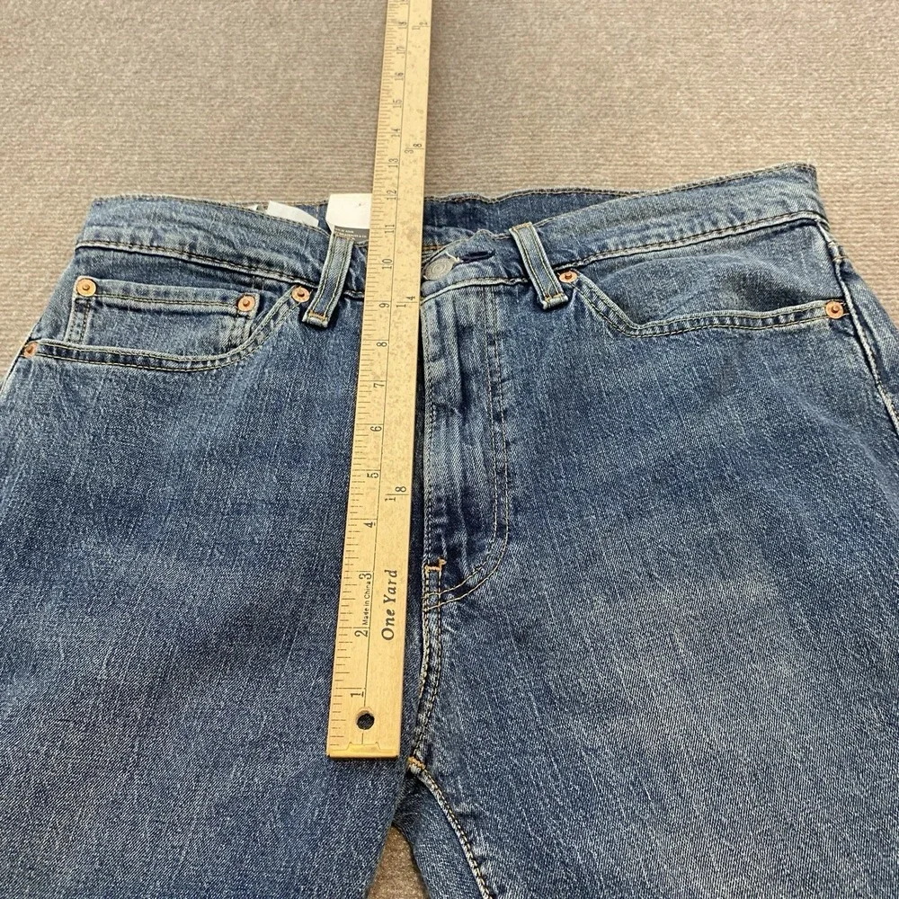Levis 511 Jeans Mens 33x32 Irregular‎ Blue Skinny Straight Stretch Denim Medium